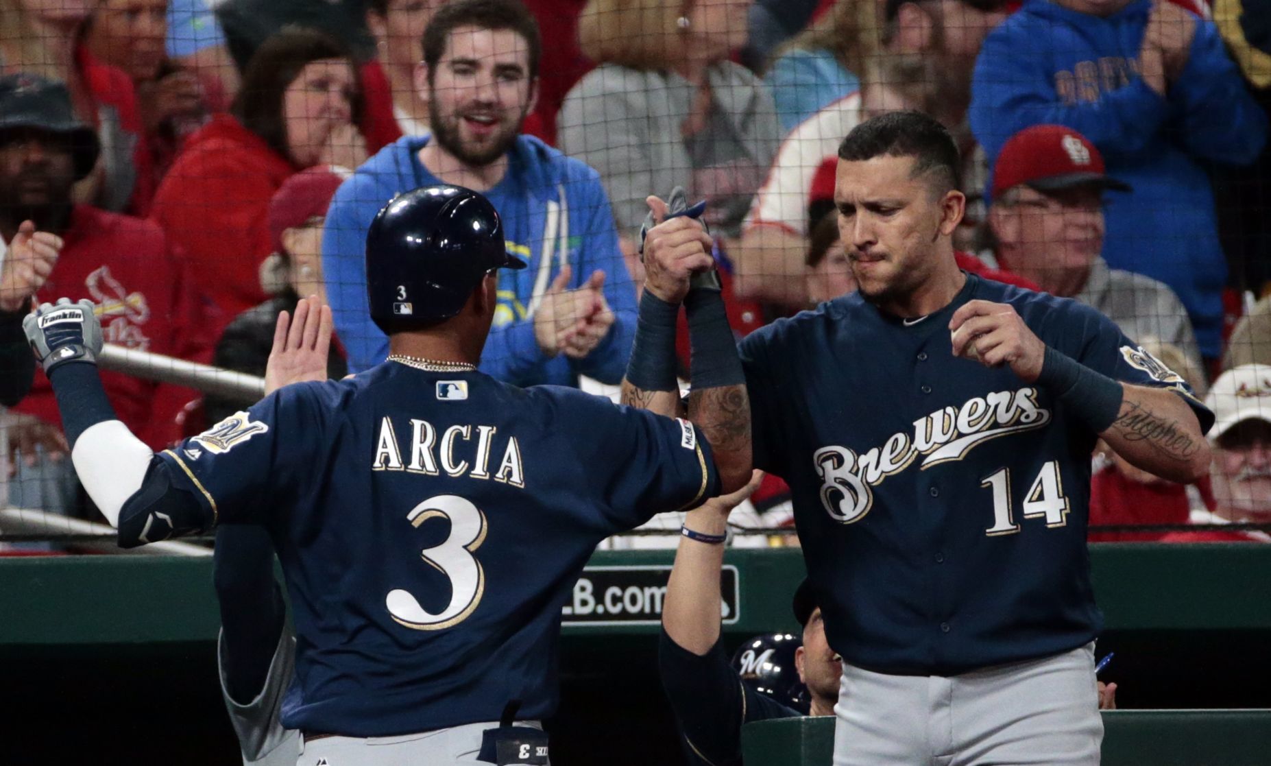 Cardinals vs. Brewers at Busch